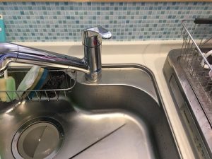 和歌山キッチン取付け隊　浄水栓を後付け　施工前